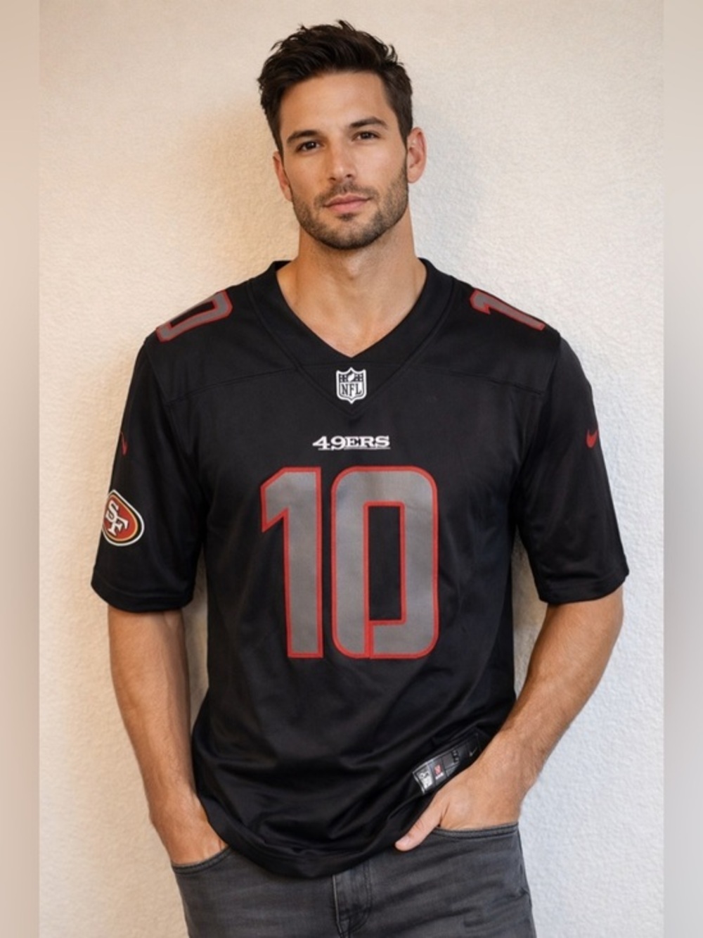 Nike Black 49ers Jersey S